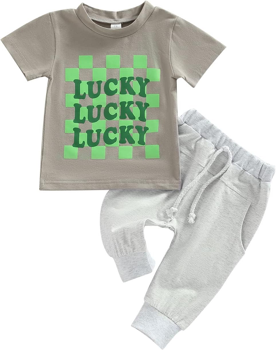 Cute St Patricks Day Baby Boy Outfit