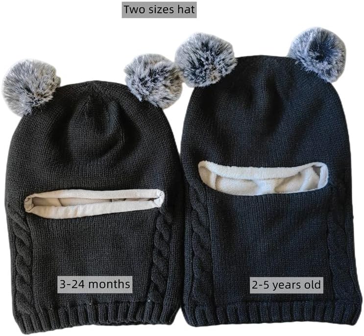 ZWA Winter Cozy Hats for Kids