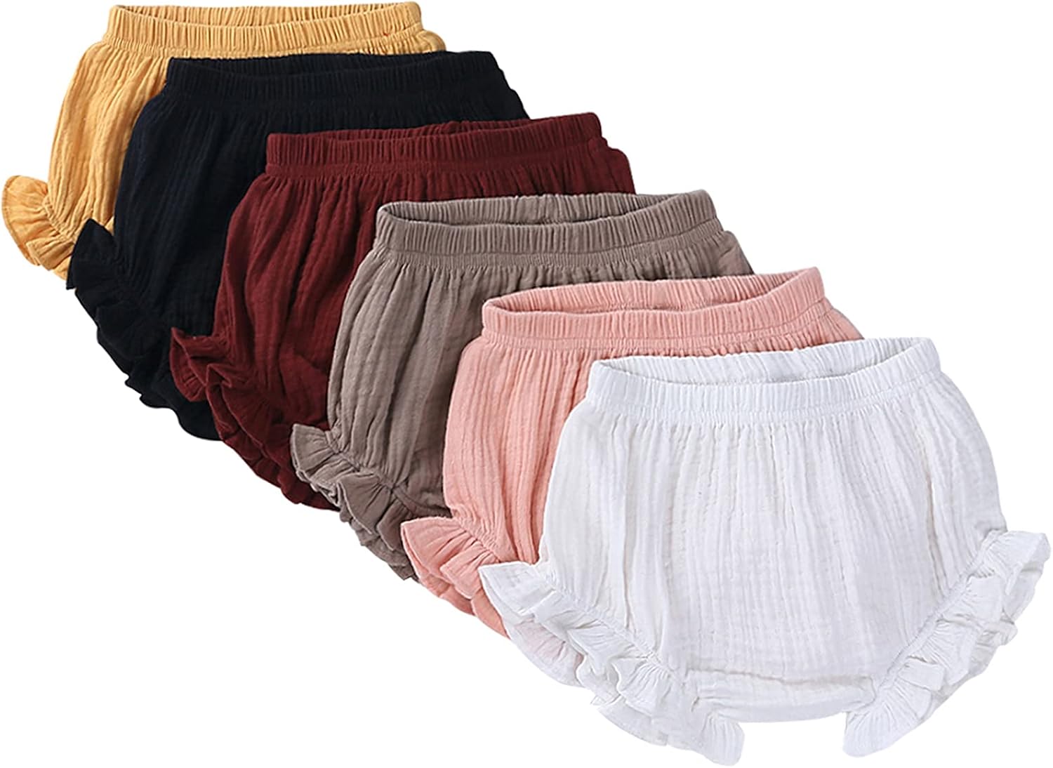 Durio Baby Bloomers for Toddler Girls Soft Cute Diaper Covers