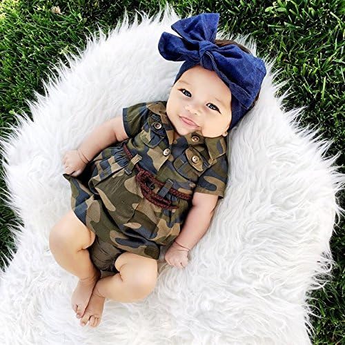 IWOKA Baby Girls Camouflage Skirt Set