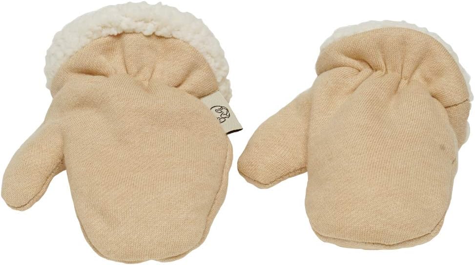Sherpa Lined Fleece Baby Mittens for 024 Months