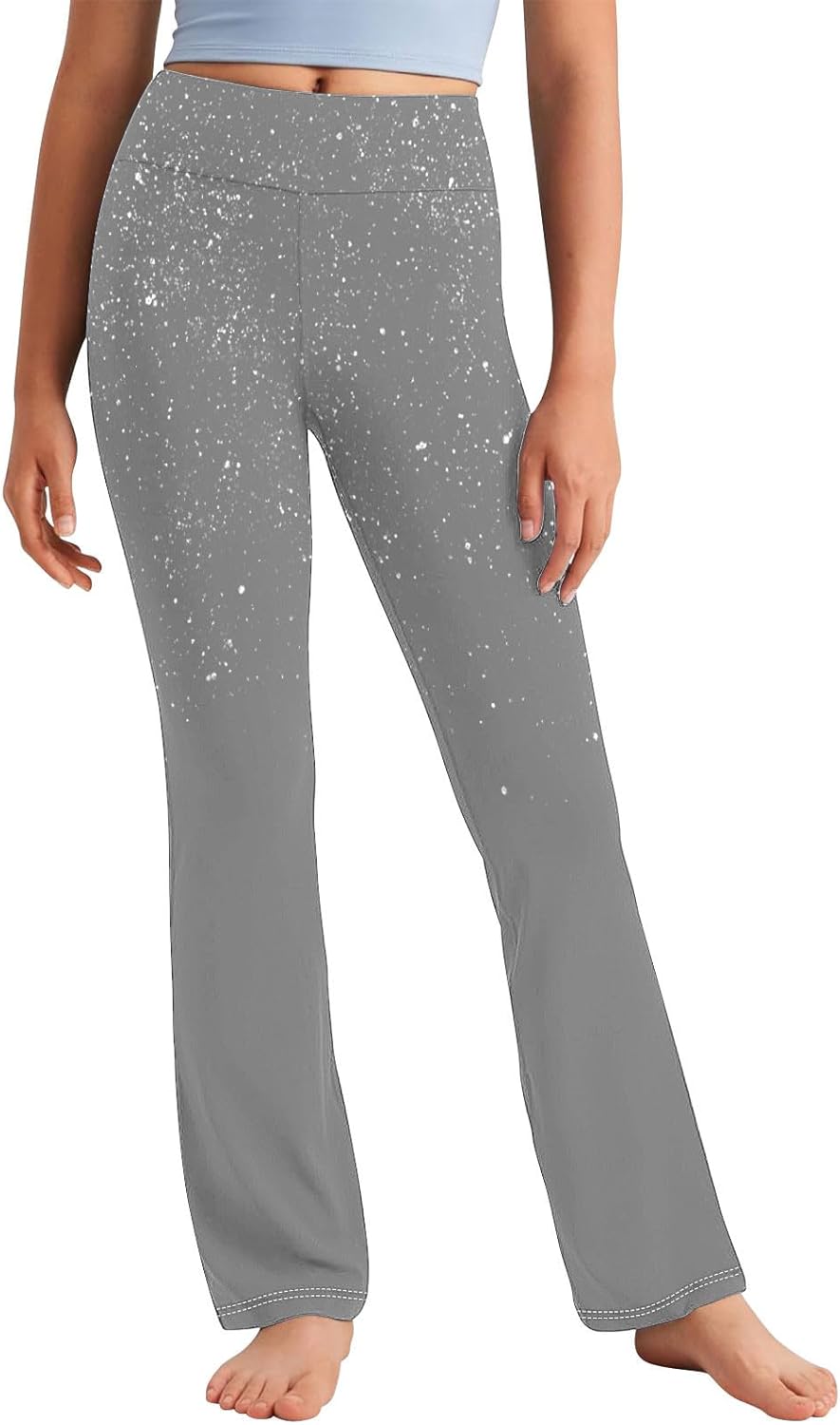 Girls Flare Leggings with Elastic Waistband