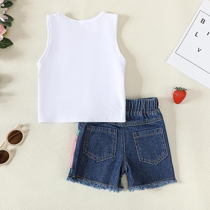 Adore This Fun and Stylish Toddler Girl clothing Set for Summer