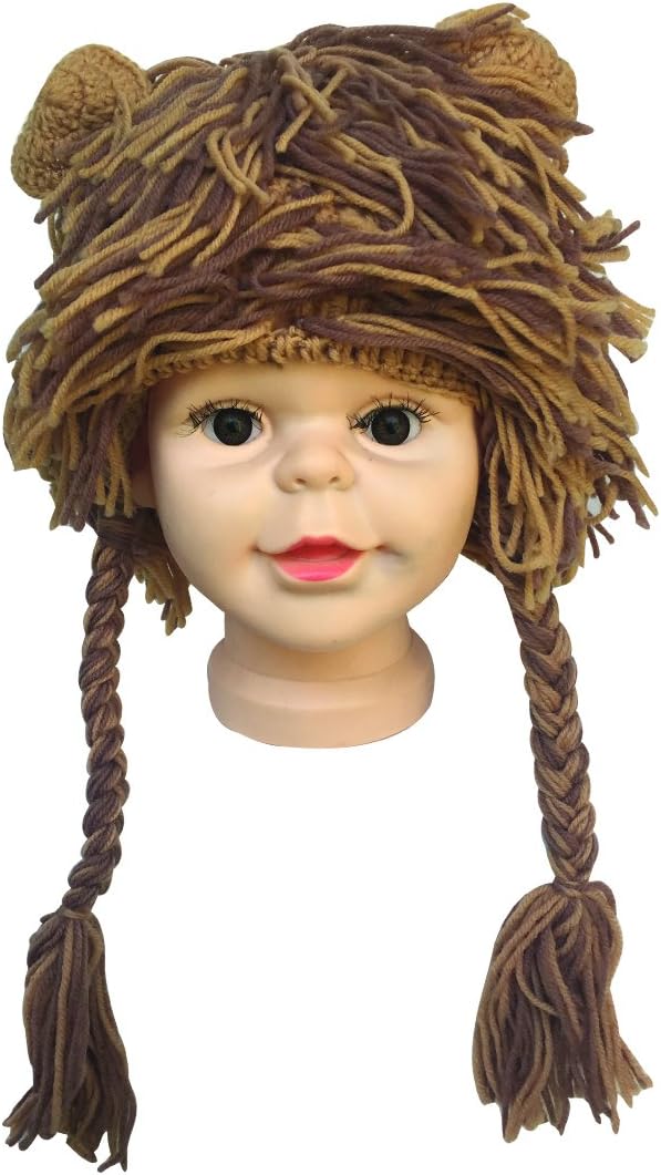 Kafeimali Kids Winter Lion Beanie - Christmas Gift