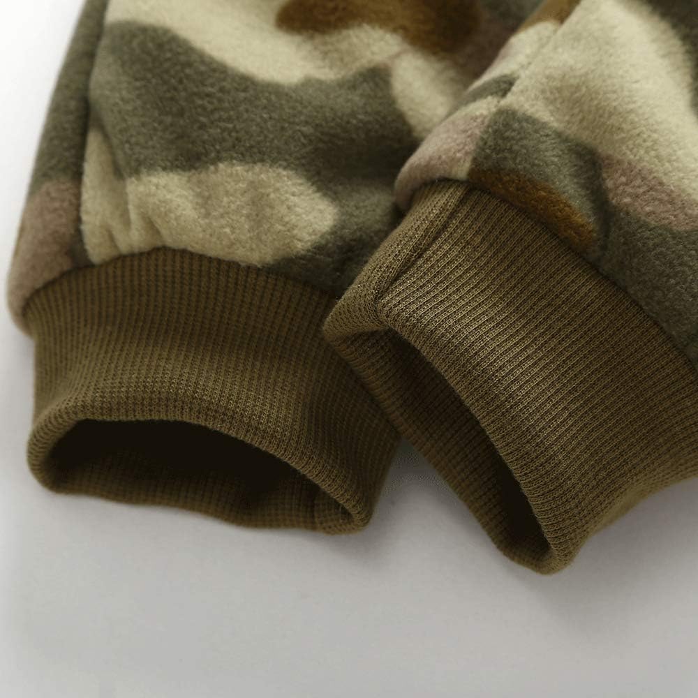 Meufam Baby Boys camouflage romper set Adorable Warm