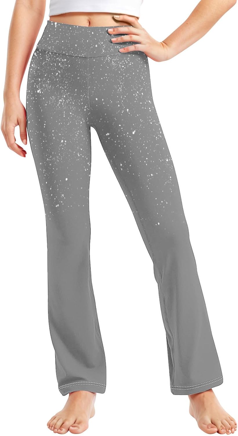 Girls Flare Leggings with Elastic Waistband