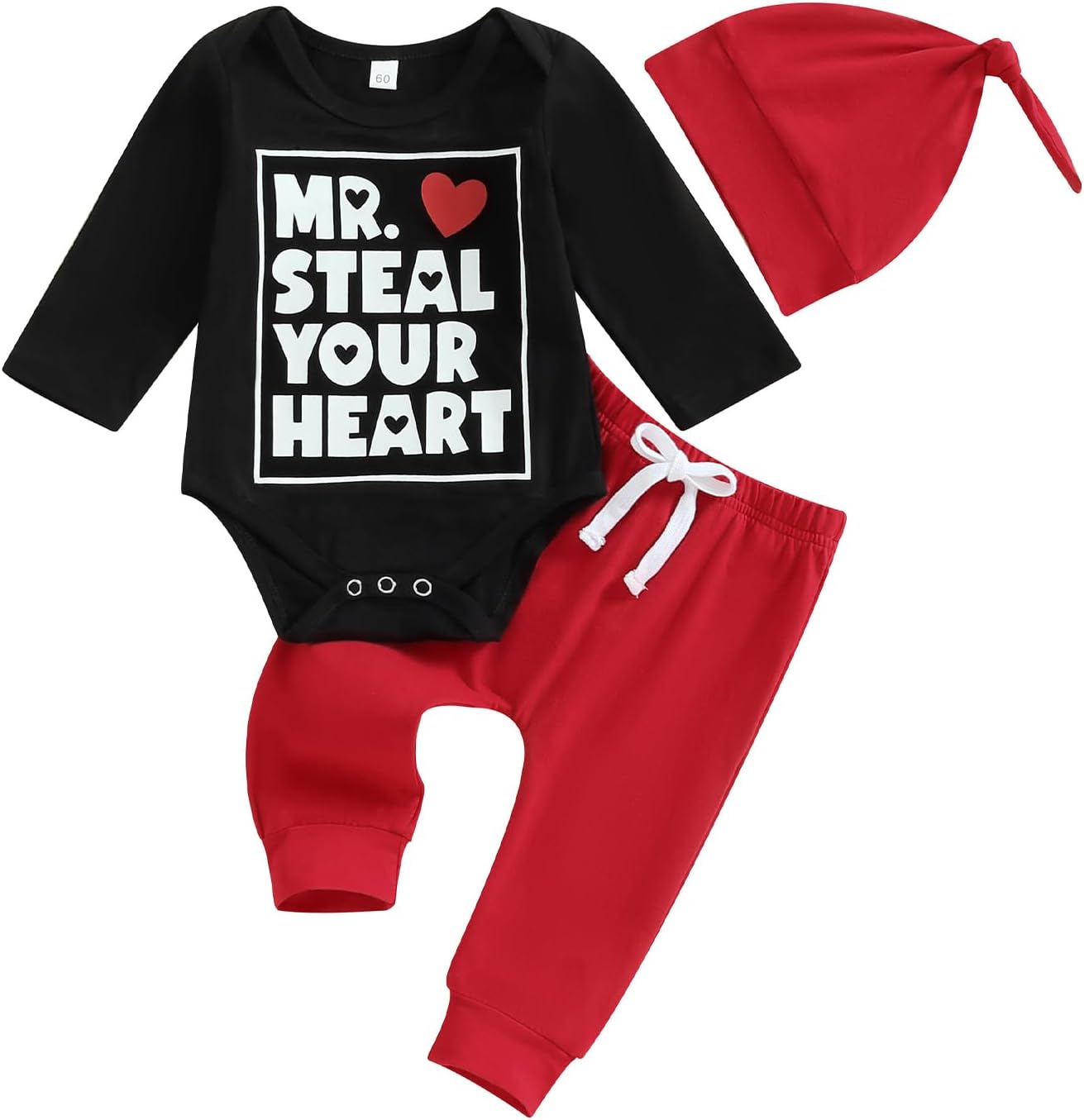 My First Valentines Day Baby Boy Outfit