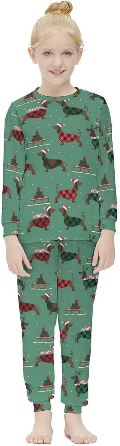 Meiko Girls Christmas Baseball Pup Set