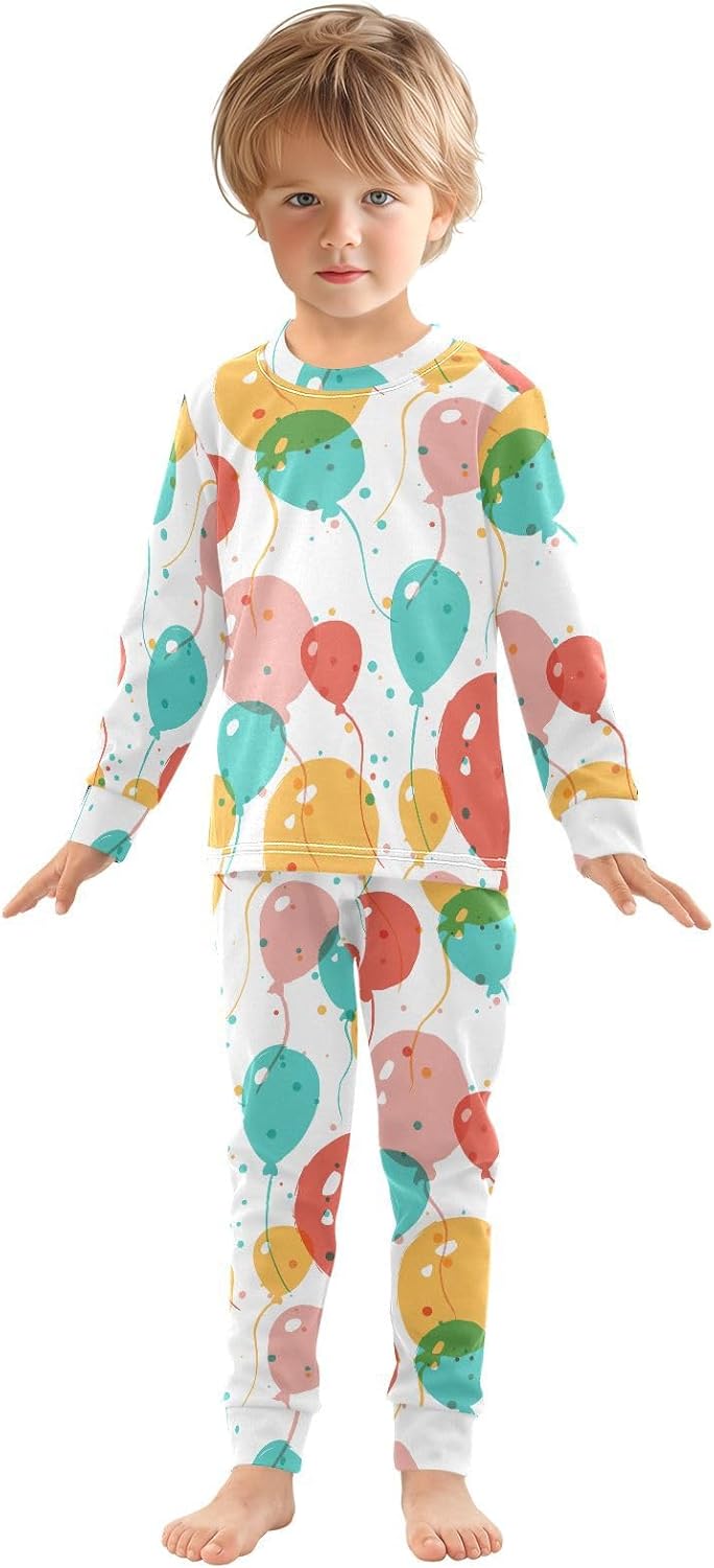 WIFIU Pajama Set for Home - 95 Cotton Pjs for 18M-8Y