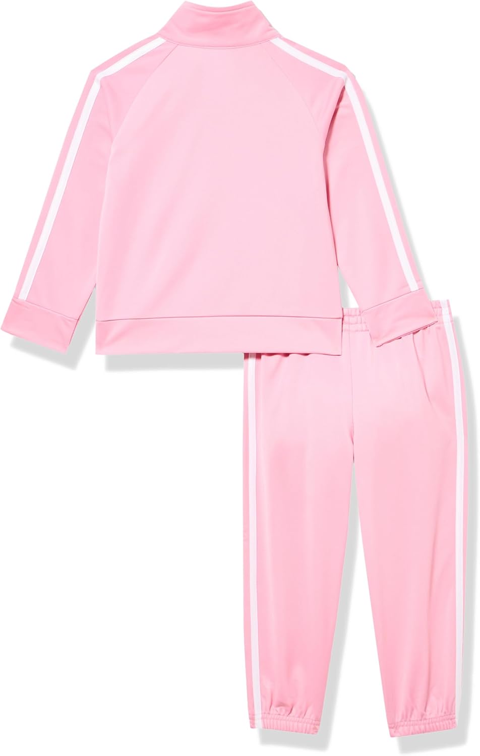 Adidas Little Girls Zip Front Classic Tricot Jacket and Joggers Set