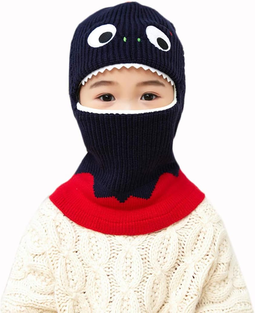 Newfancy Dinosaur Winter Knit Hat for Kids Soft and Cozy