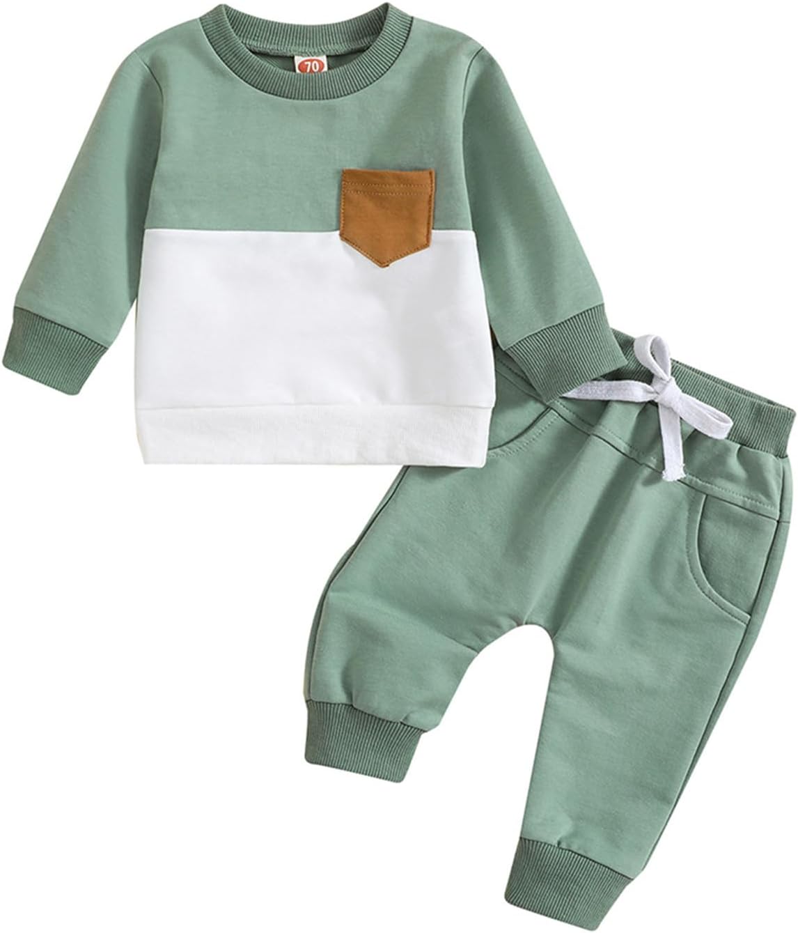 VZF Toddler Baby Boy Sweatshirt and Pants Set