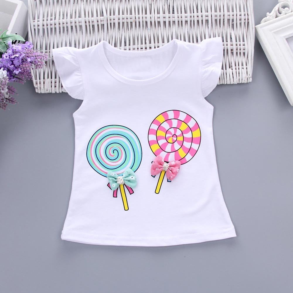 Summer Flory Lollipop Toddler Girls Clothing Set 18-28M