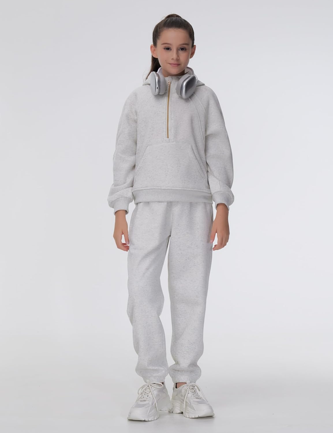 THE GYM PEOPLE - Girls Fleece Tapered Workout Sweatpants