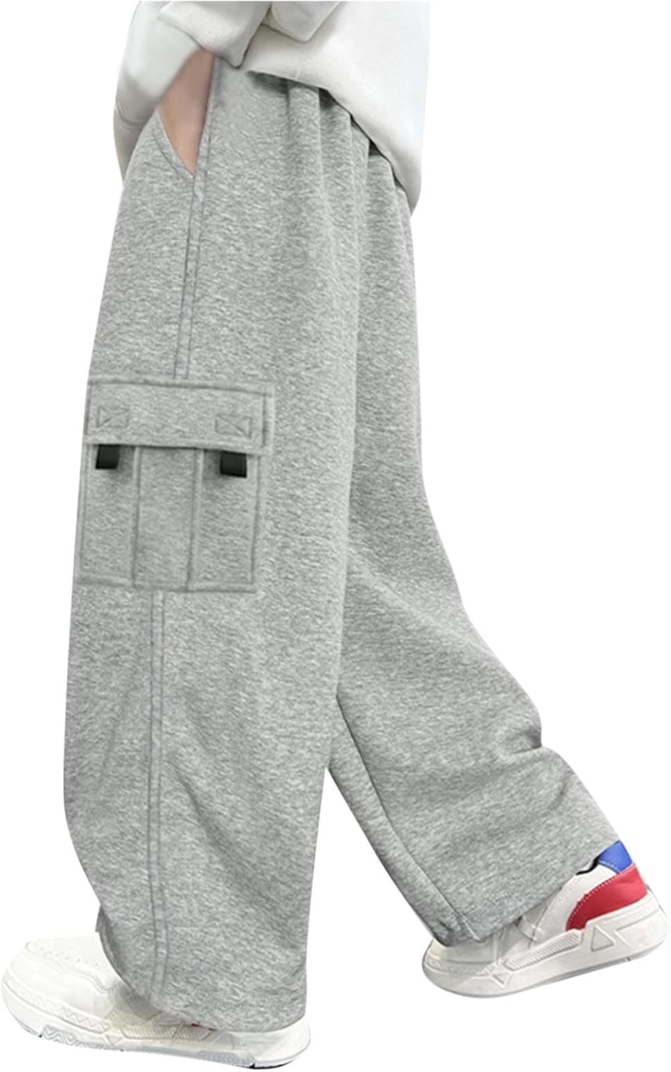 Baggy Cargo Sweatpants for Kids