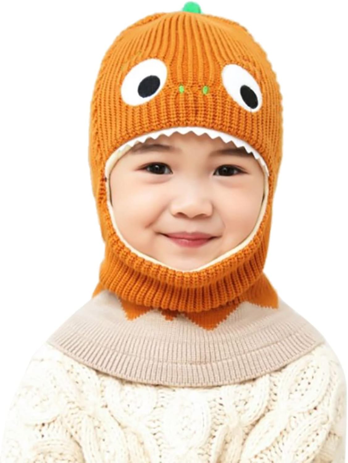 Dinosaur Baby Winter Hat Scarf Set