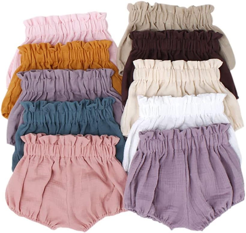HDLEXD Comfortable Bloomer Shorts for Babies