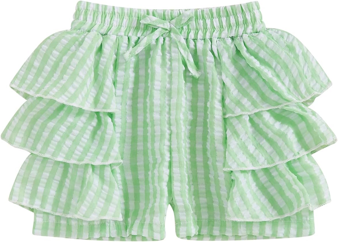 Adorable Pink Ruffled Shorts for Baby Girls
