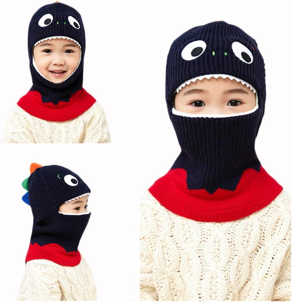 Newfancy Dinosaur Winter Knit Hat for Kids Soft and Cozy