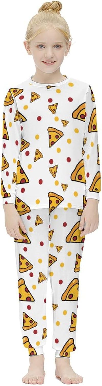 Girls Thermal Pajama Set Long Johns Thermal Top by Meiko