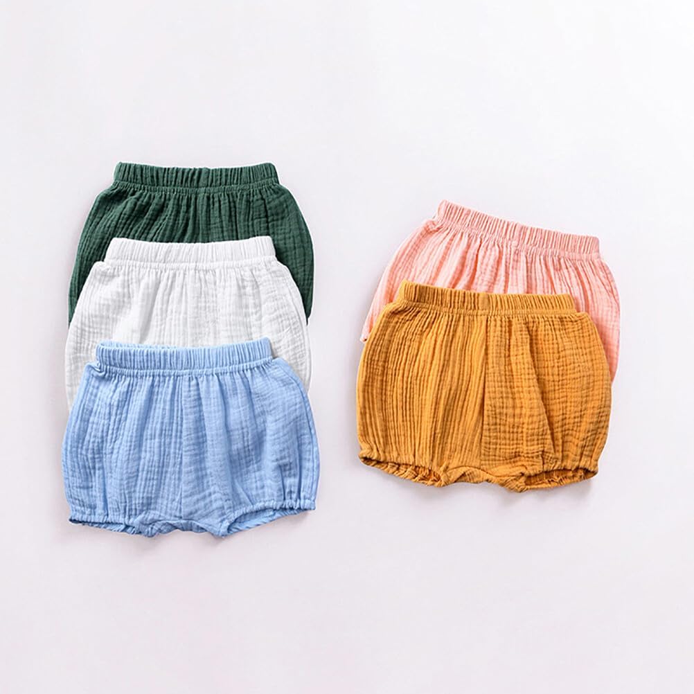 RUKOSU Baby Unisex Cotton Linen Shorts