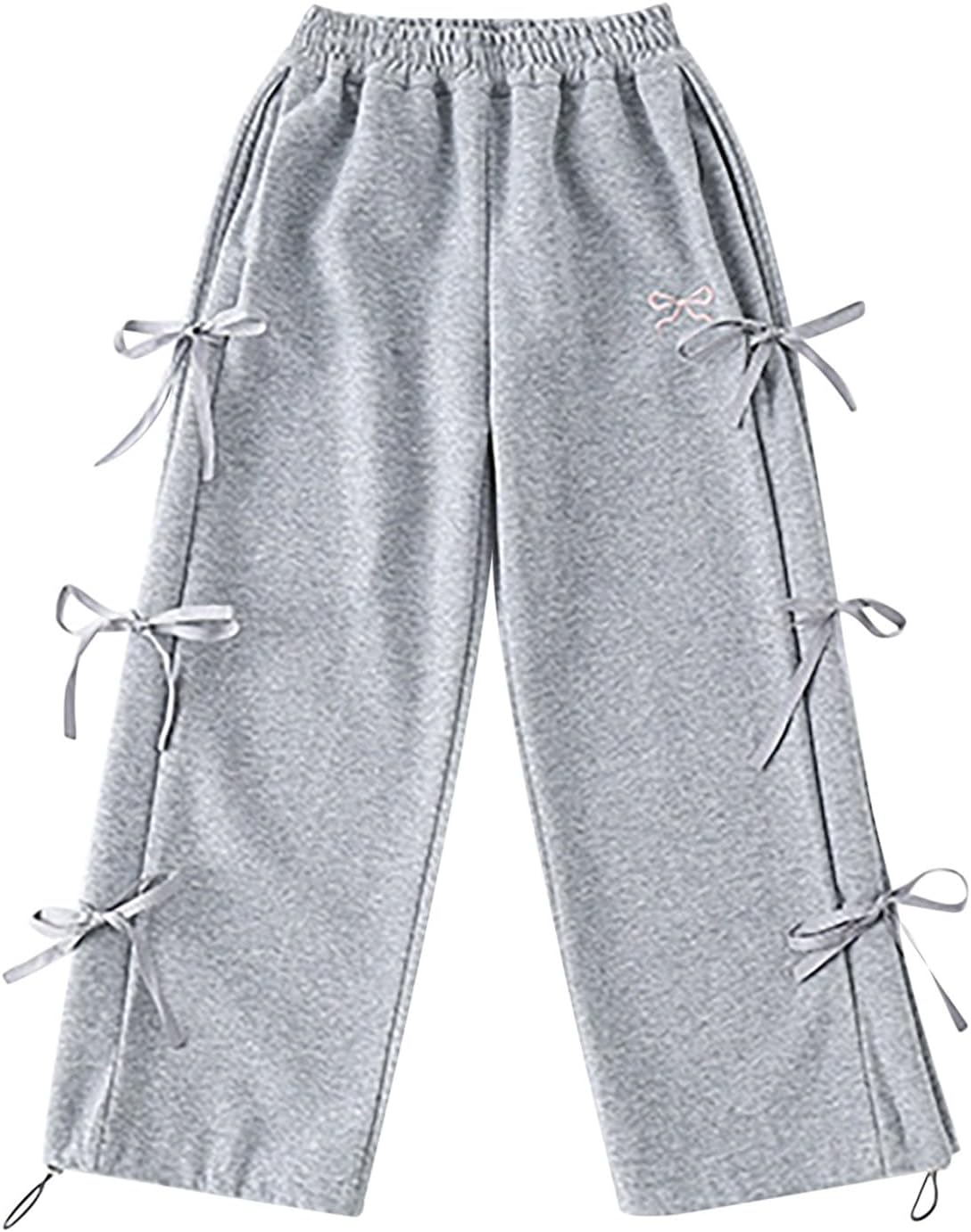 Trendy Wide Leg Sweatpants for Girls 4-14 Years