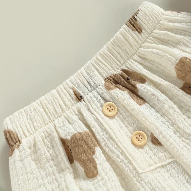 Cotton Linen Diaper Cover for Newborn Kids