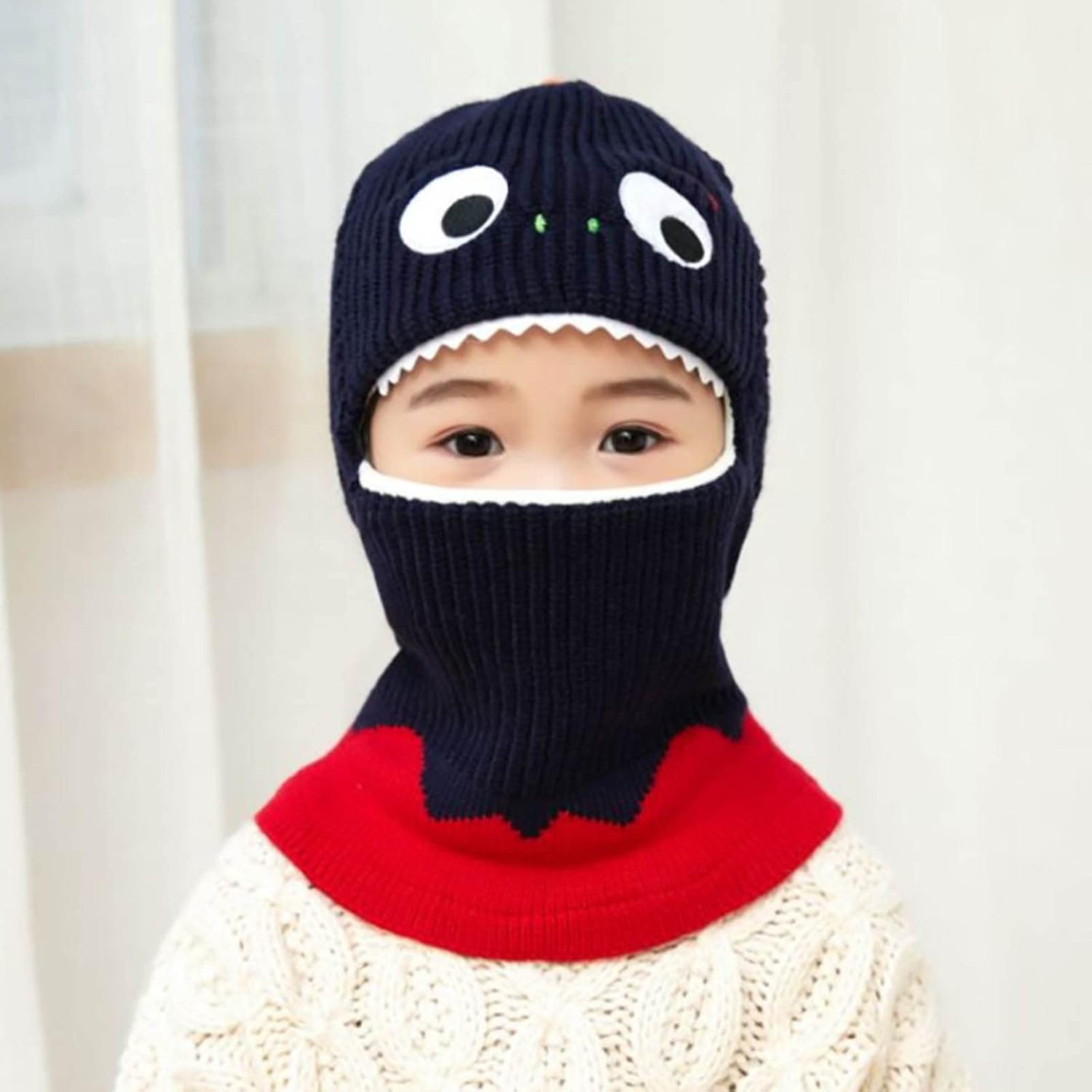 Baby Winter Sets Dinosaur Themed Hats Scarves for Toddlers