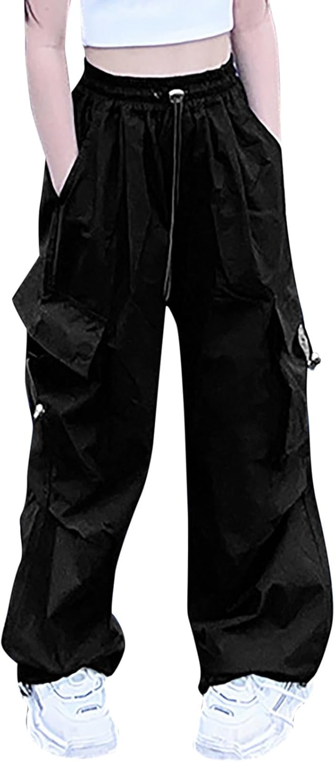 High Waist Cargo Leggings for Girls