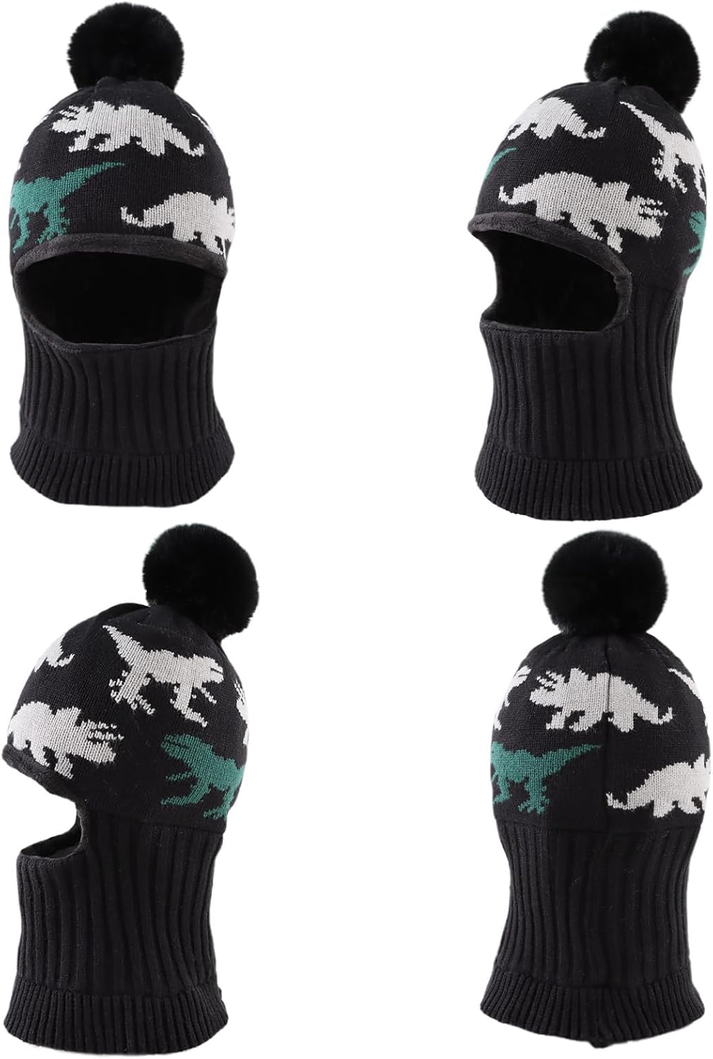 Winter Baby Knitted Hat Scarf for Kids