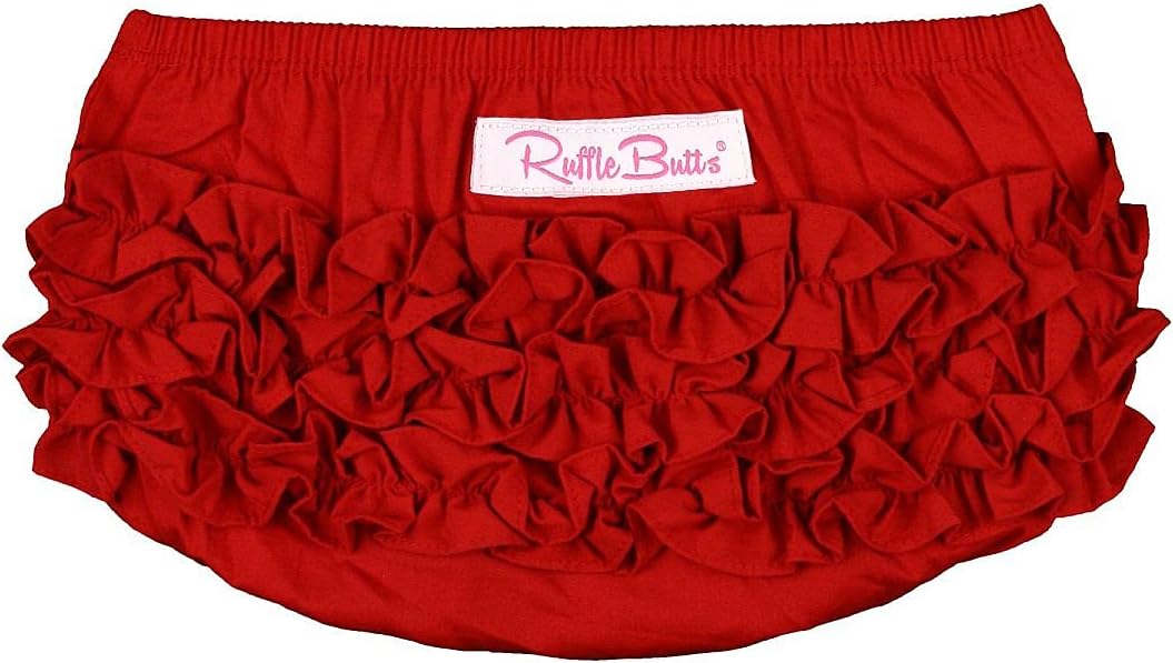 RuffleButts BabyToddler Girls Ruffled Woven Bloomers