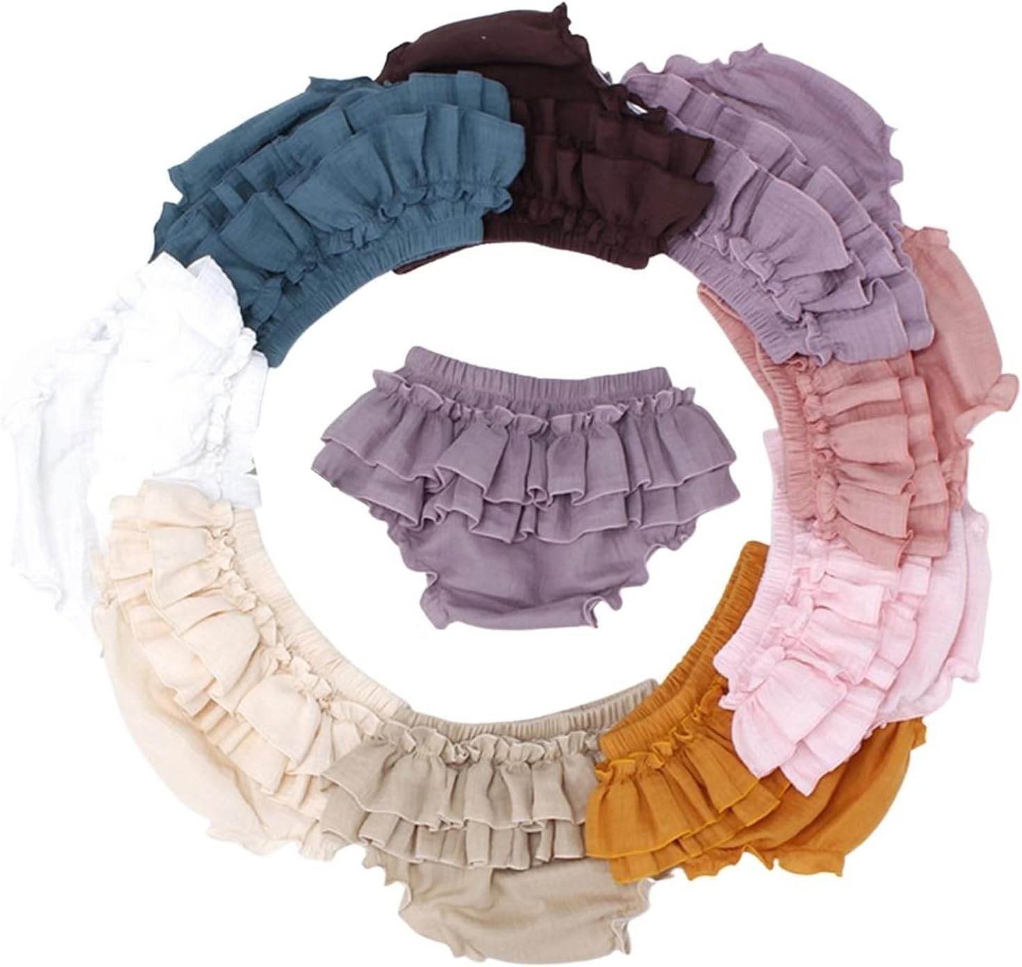 EISHOW 1-Piece Unisex Baby Girls Casual Triangle Shorts Diaper Cover