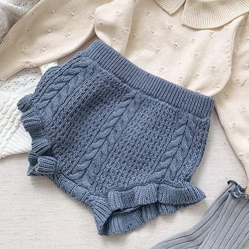 Colorful Knit Ruffle Shorts for Babies