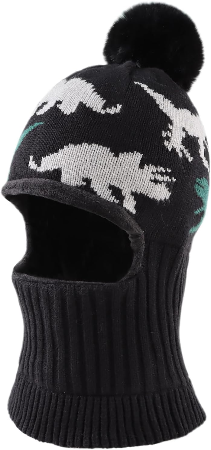 Winter Baby Knitted Hat Scarf for Kids