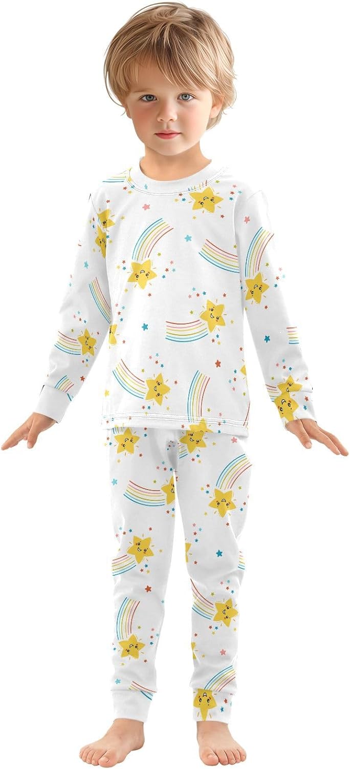 WIFIU Pajama Sets - Lightweight Cotton Sleepwear for Kids