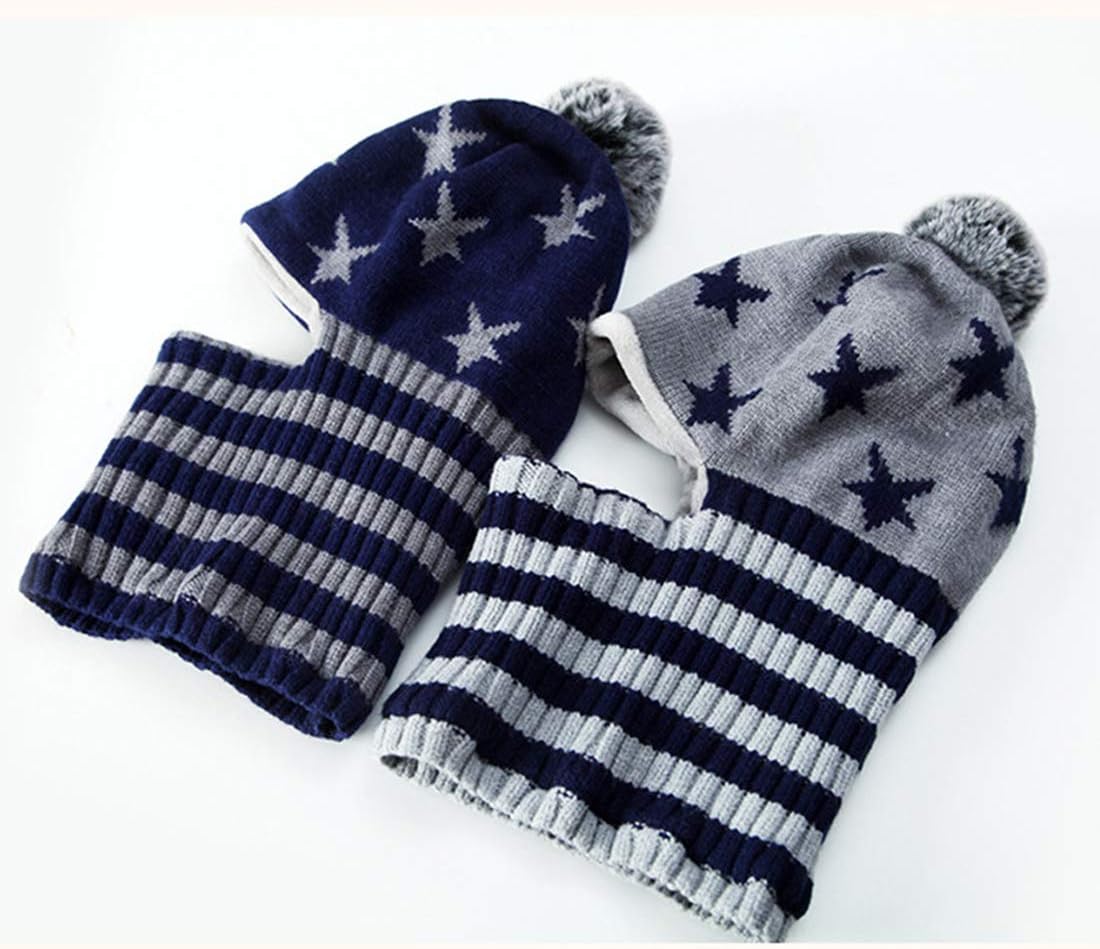 WxllzlifeKids Winter Knitted Hat for Boys and Girls