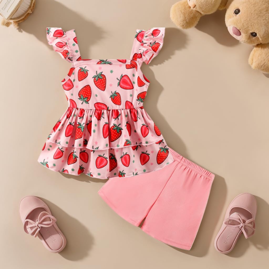 Akyzic Little Girls Summer Outfit