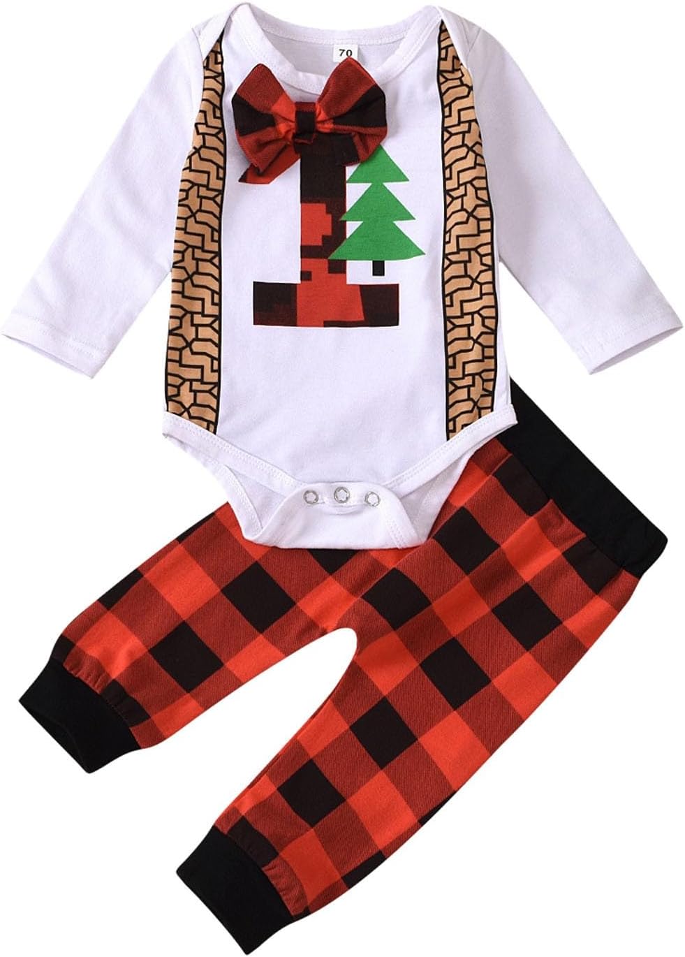 Christmas Plaid Sweaters for Kids