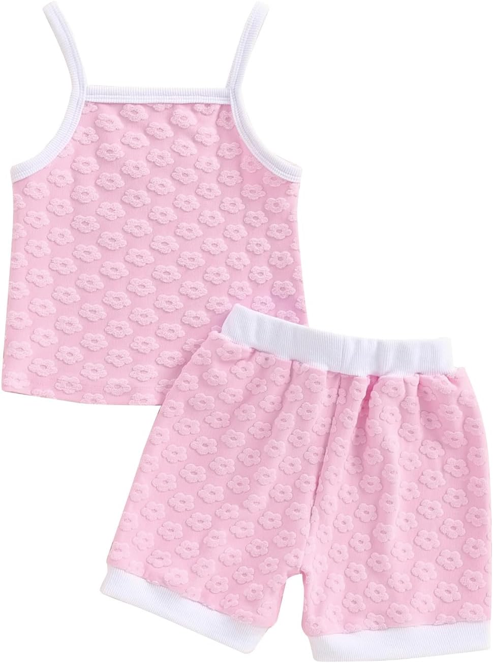 Hnyenmcko Super Cute Toddler Girl Summer Tank Shorts Set