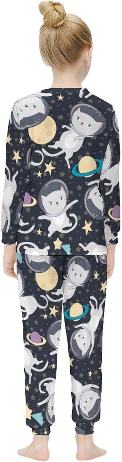 Girls Thermal Base Layer Set - Abstract Pizza Designs