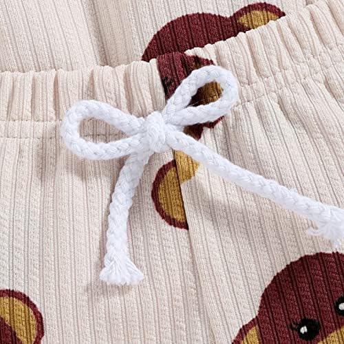 Toddler Boys and Girls Cartoon Monkey Prints Homewear Set 2Pcs Cute Baby Set