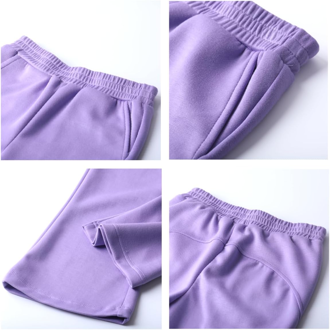 WELAKEN Girls Flare Sweatpants Bootcut Casual Jogger Pants with Pockets