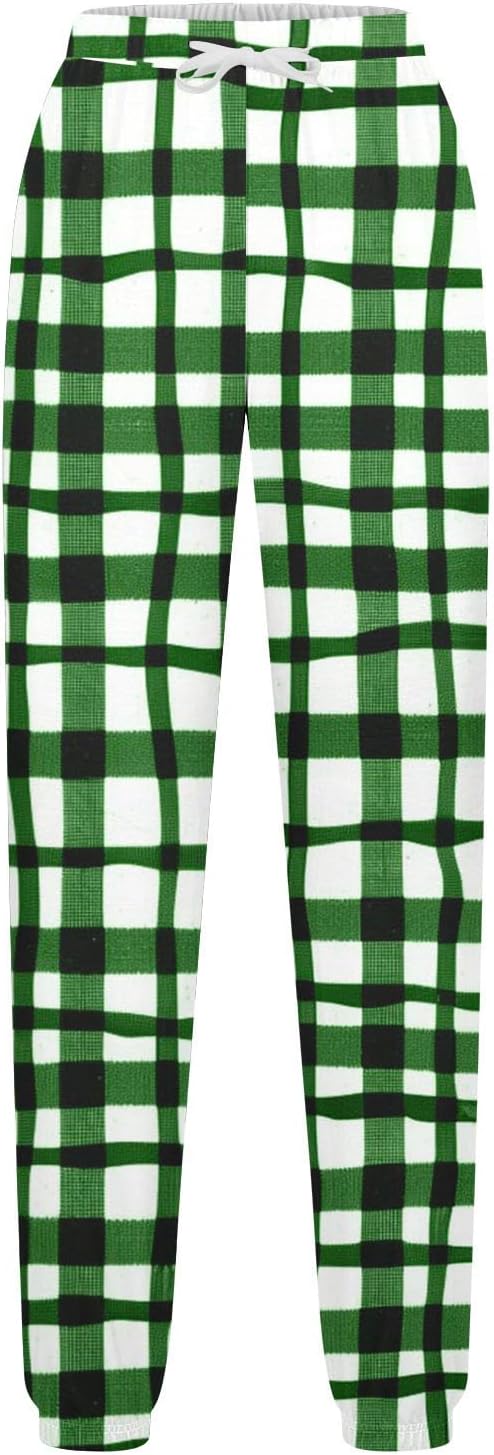 Generic Plaid Summer Joggers Pants for Teens