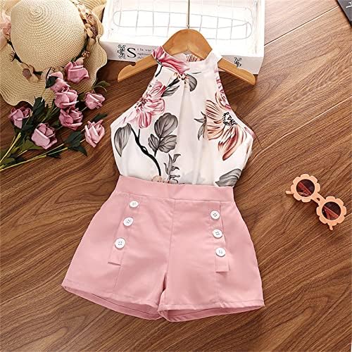 Summer Attire for Baby Girl Floral Sleeveless Set