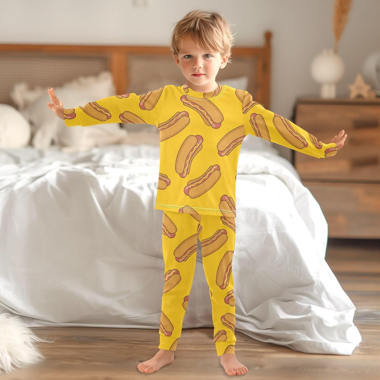 Comfortable and stylish 2-Piece Pajama Set for Girls 18M-8Y