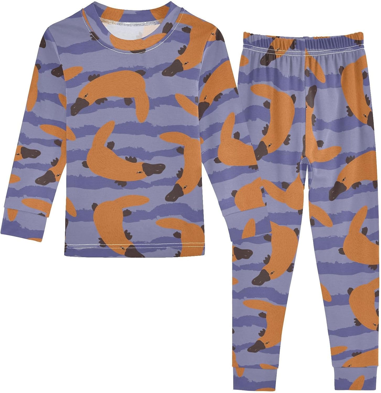 Comfortable Pajamas for Girls Soft Cotton Spandex Pjs Ages 18M-8Y