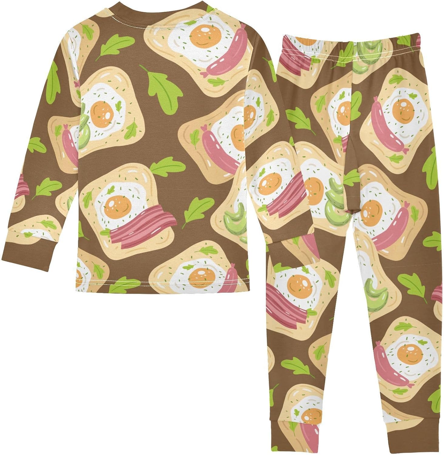 WIFIU Long Sleeve Pajama Sets Cotton Spandex Ultimate Comfort