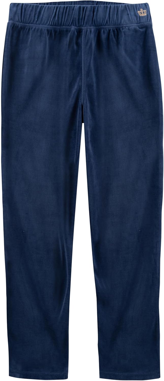 Juicy Couture Girls Plush Velour Sweatpants - Premium Comfort Style