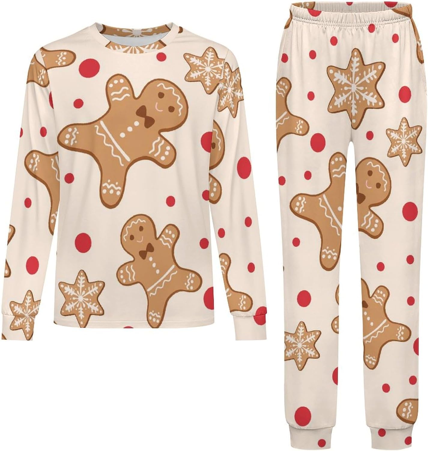 MEIKKO Kids Thermal Underwear Set Sugar Cookies Base Layers Boys Girls