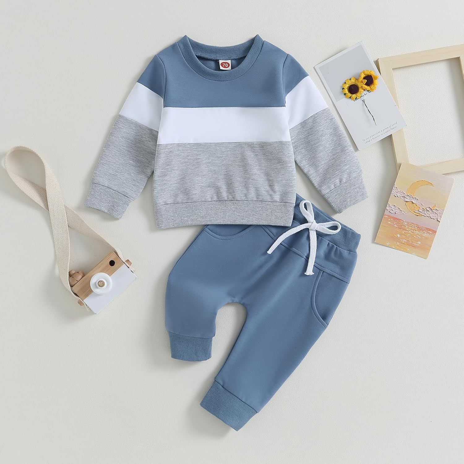 Newborn Baby Boy Two-Piece Set - Long Sleeve